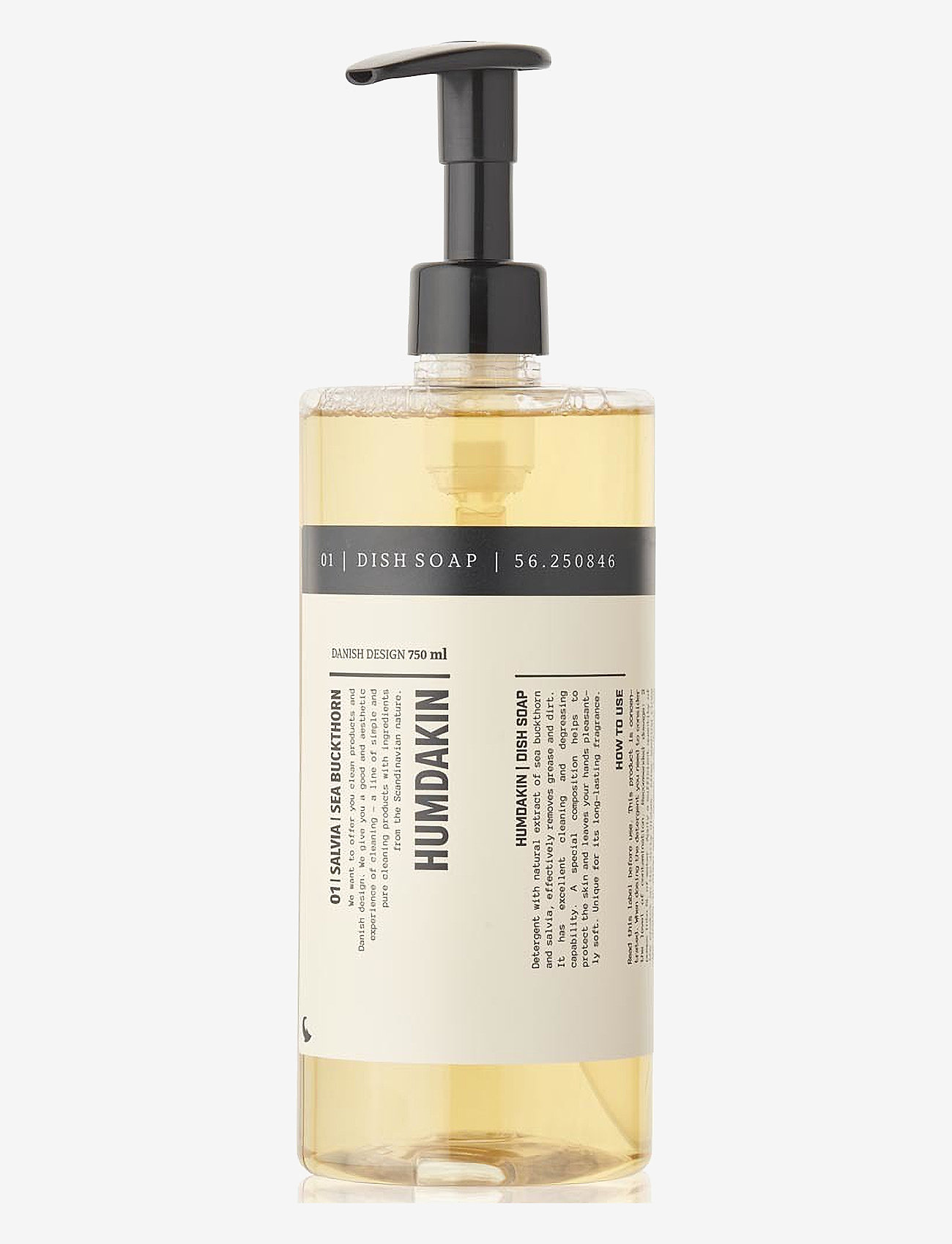 Humdakin - 01 Dish Soap - Salvia & Sea Bucktho - diskmedel - natural - 0