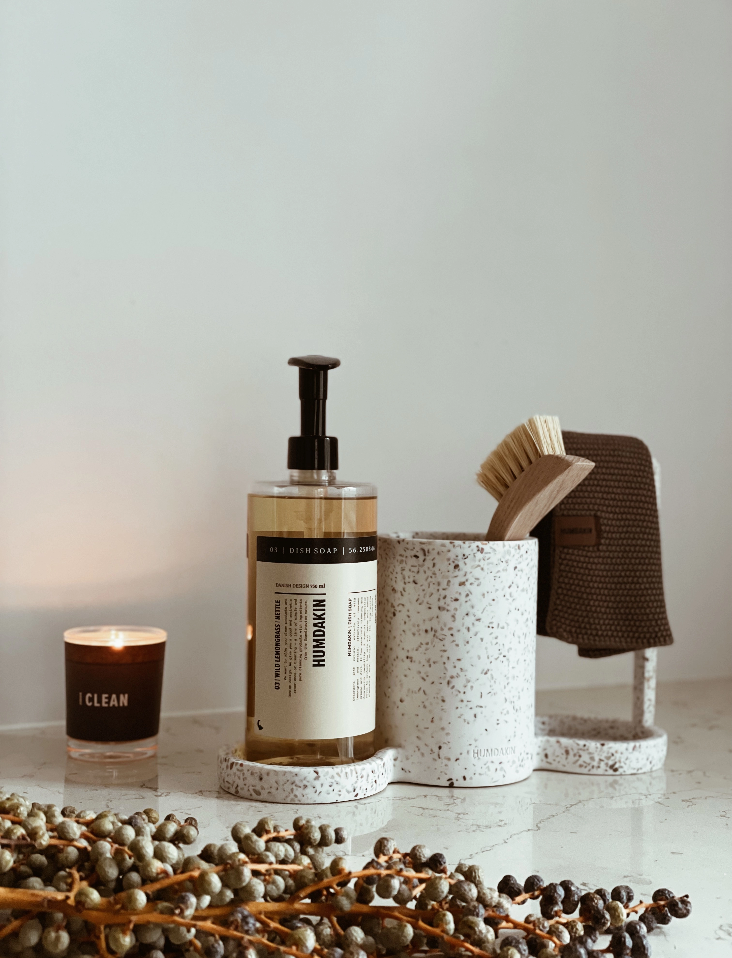 Humdakin Dishwashing Holder, 20X30X10 cm, Dishes, Mehrfarbig/gemustert - Cloths & Dishbrush, Homeware