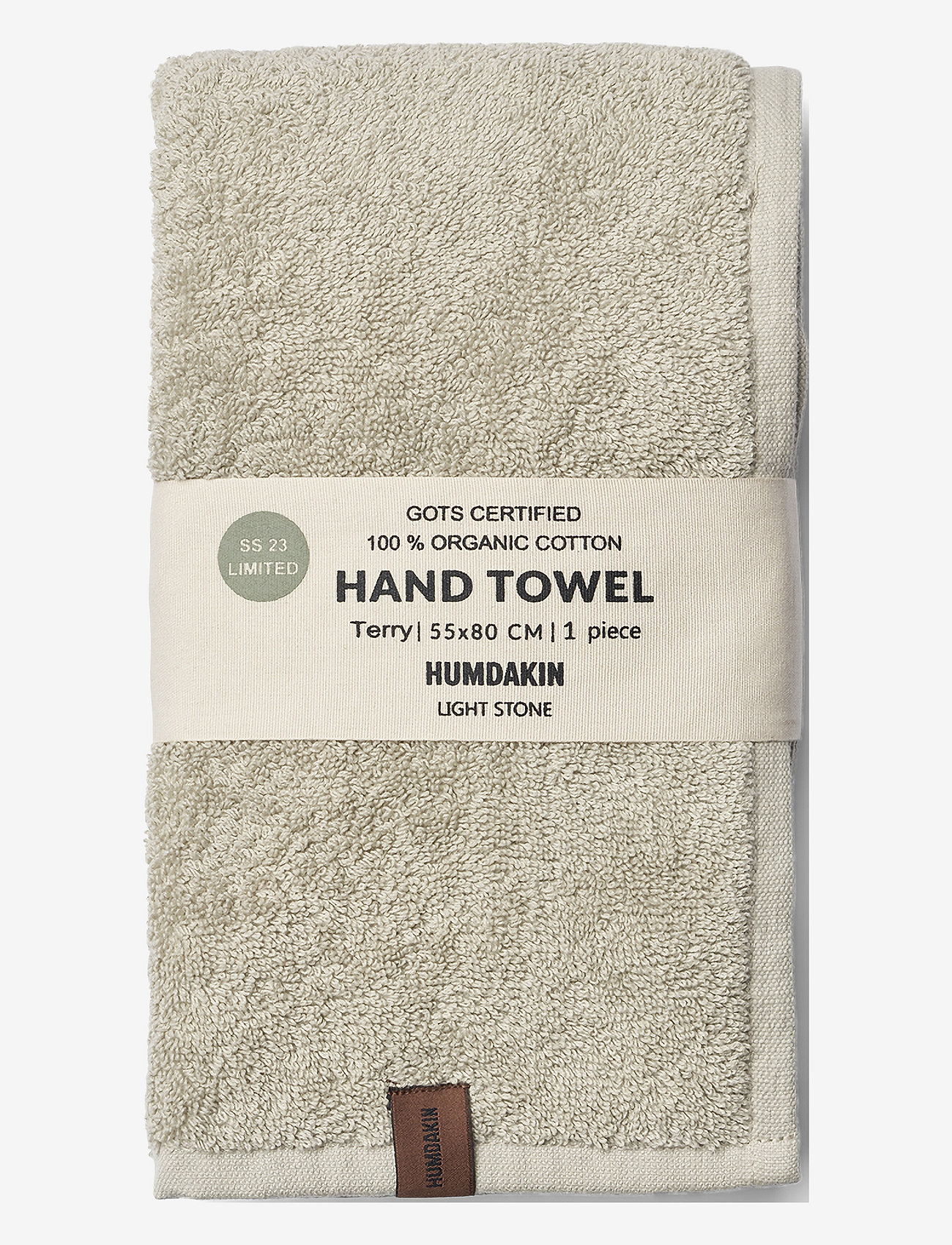 Humdakin - Terry Hand Towel - die niedrigsten preise - light stone - 0