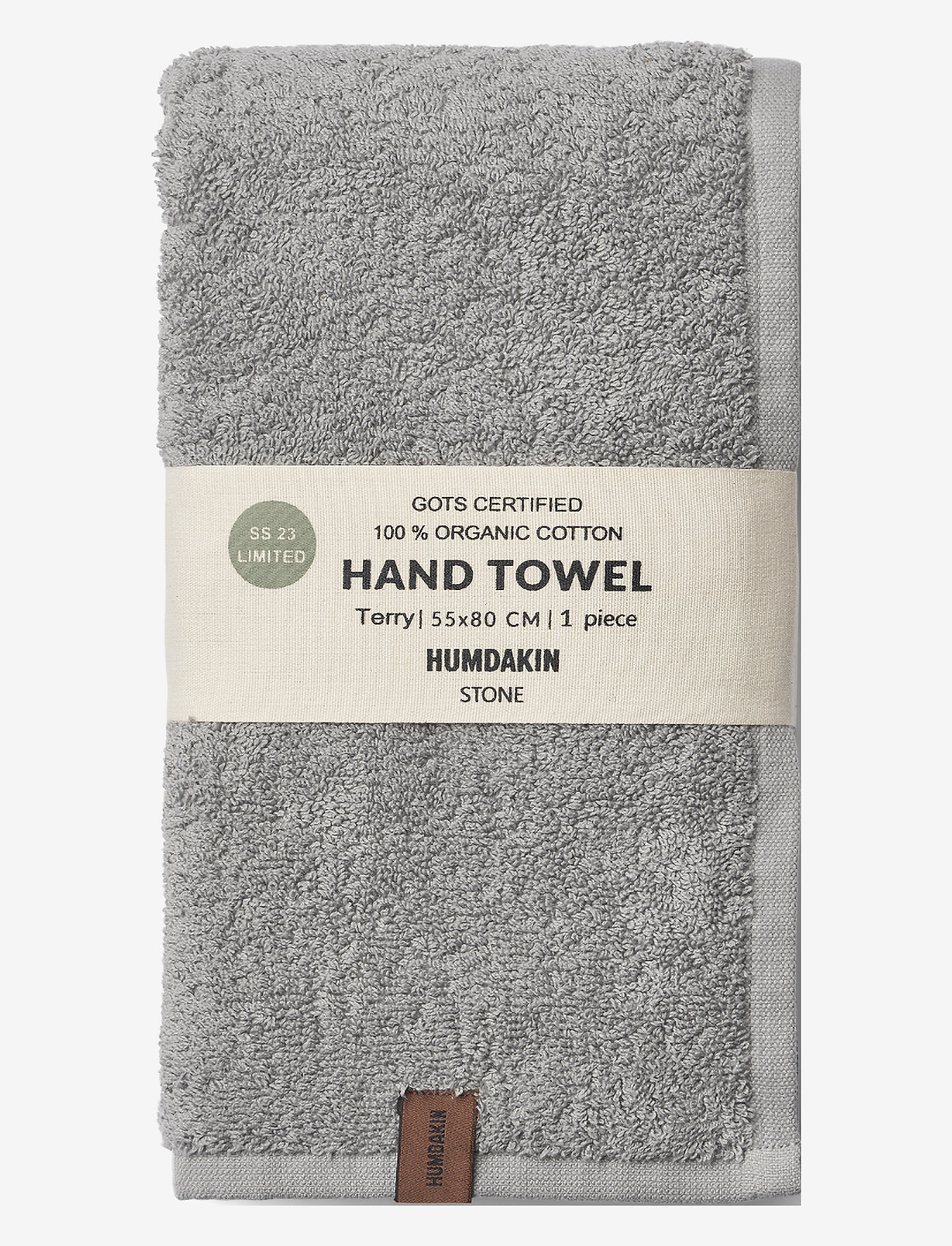 Humdakin - Terry Hand Towel - lägsta priserna - stone - 0