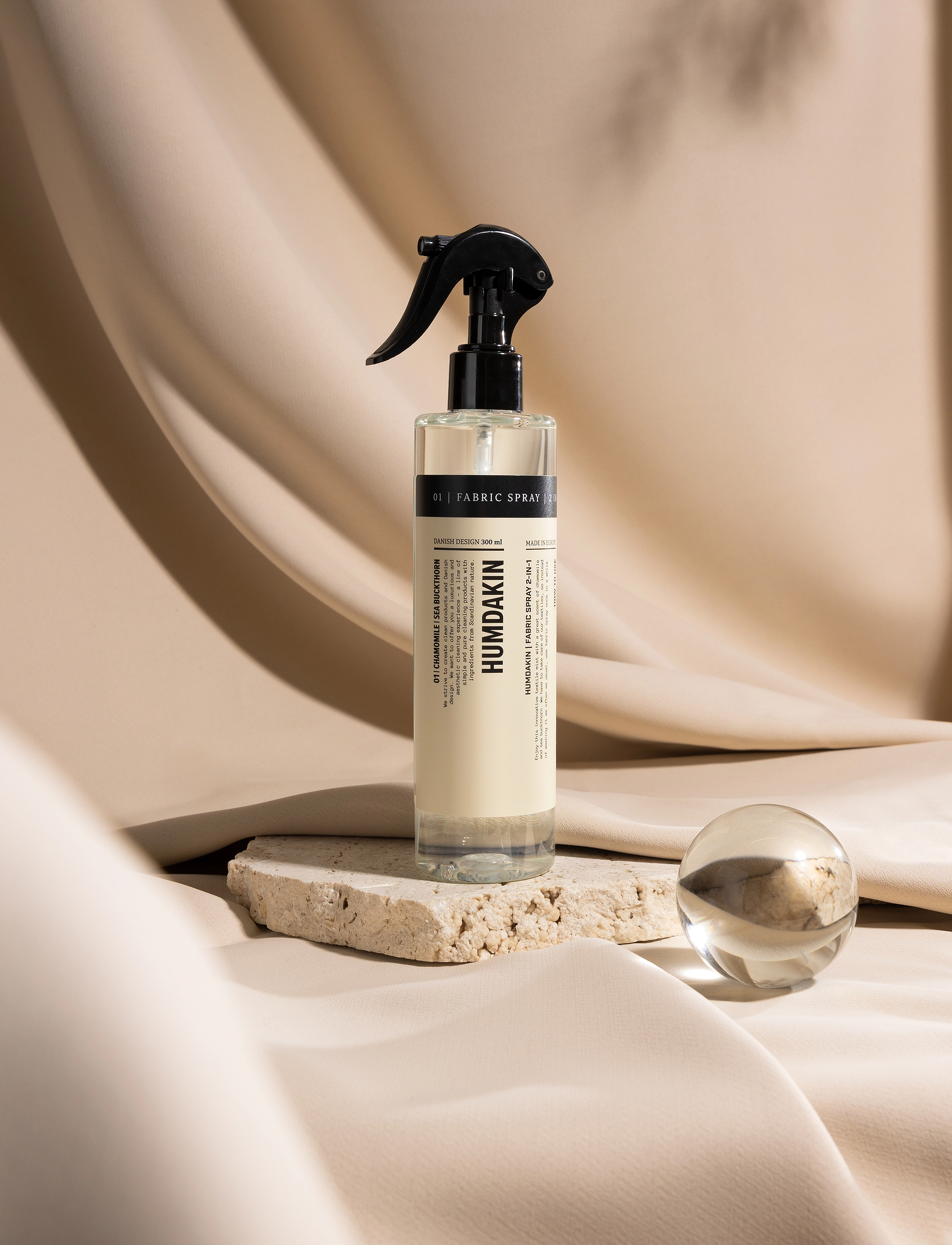 Humdakin 01 Fabric Spray 2-In-1, 300 ml, Home, Nackt - Home Spray, Homeware