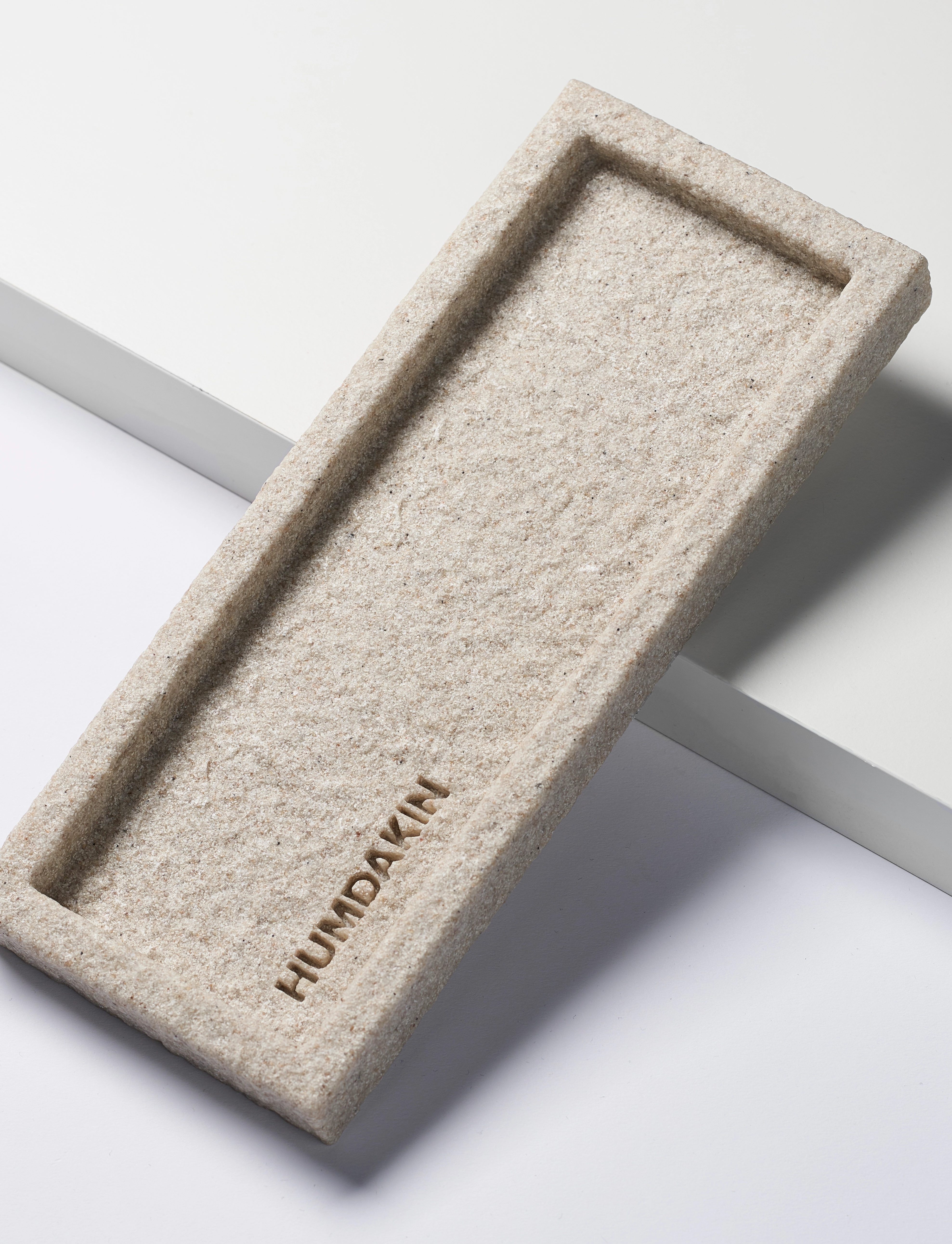 Humdakin Sandstone Raw Tray Small, 10X25X2 cm, Decoration, Beige - Decorative Platters, Homeware