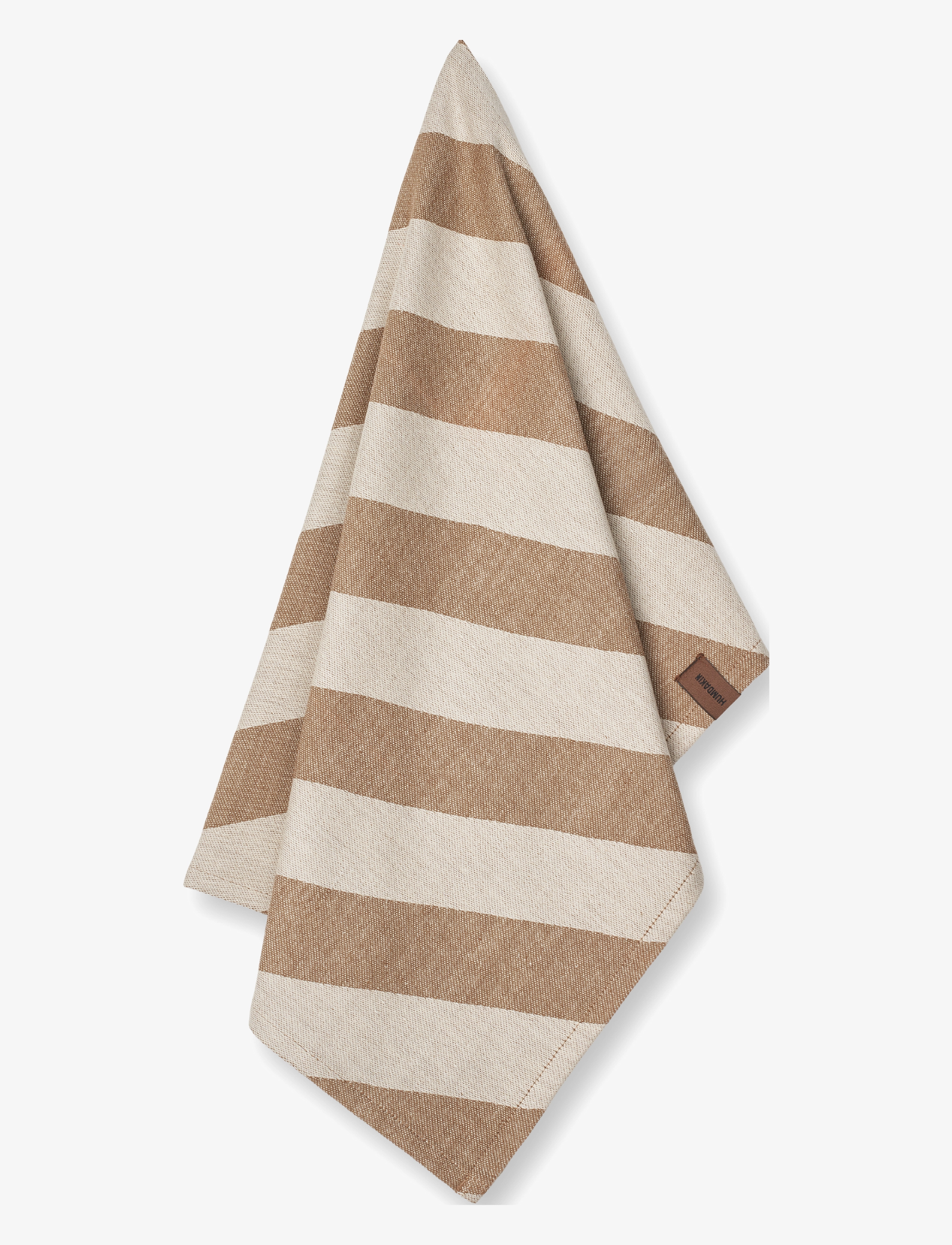 Humdakin Recycled Cotton Tea Towel 2 Pack, Kitchen Håndklæde, Beige, Str: 30X20CM