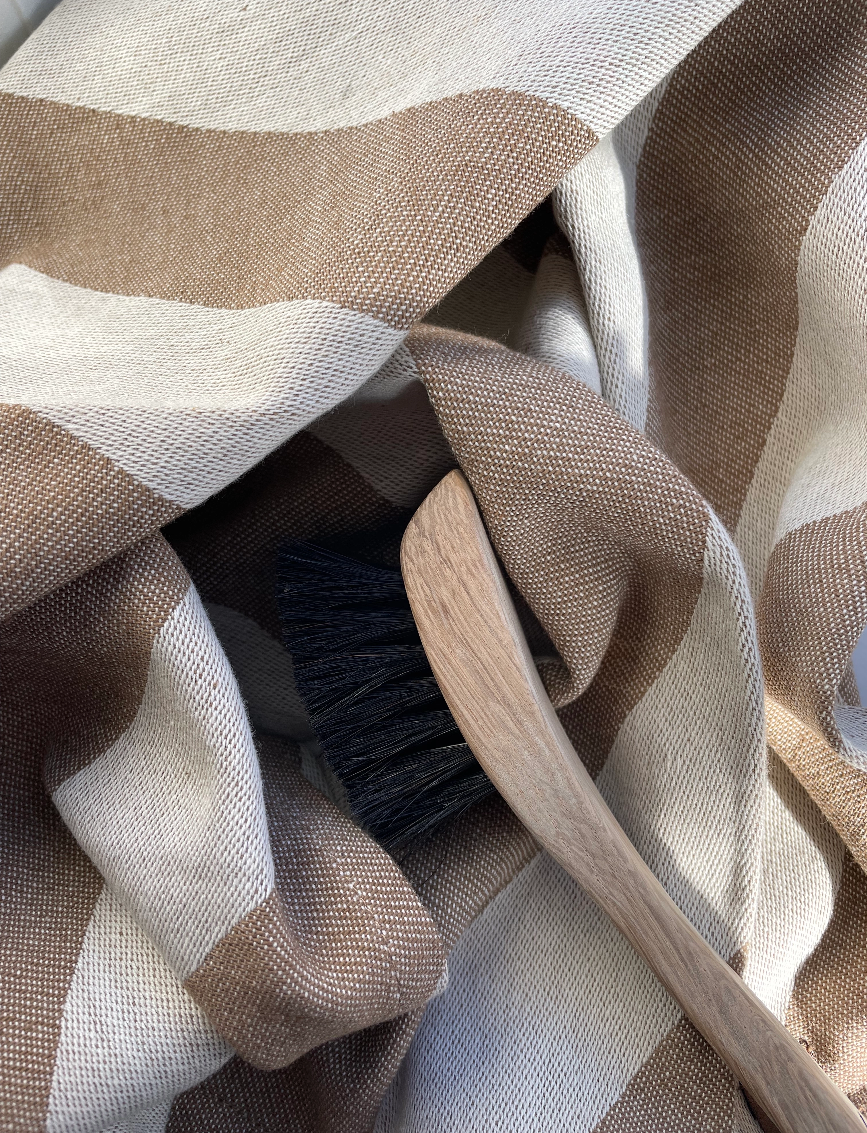 Humdakin Recycled Cotton Tea Towel 2 Pack, 30X20 cm, Kitchen Textiles, Beige - Towels, Homeware
