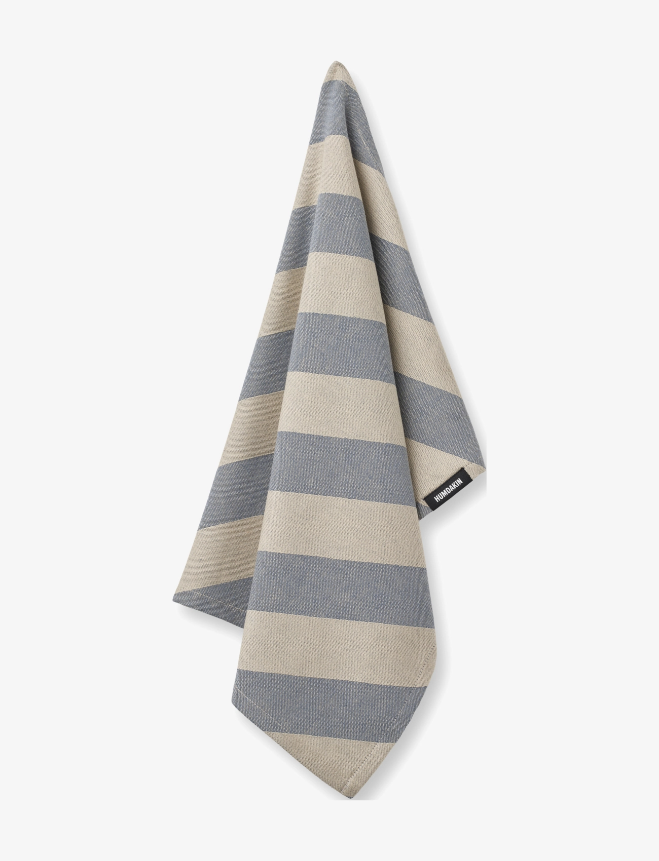Humdakin Recycled Cotton Tea Towel 2 Pack, Kitchen Håndklæde, Blå, Str: 45X70CM