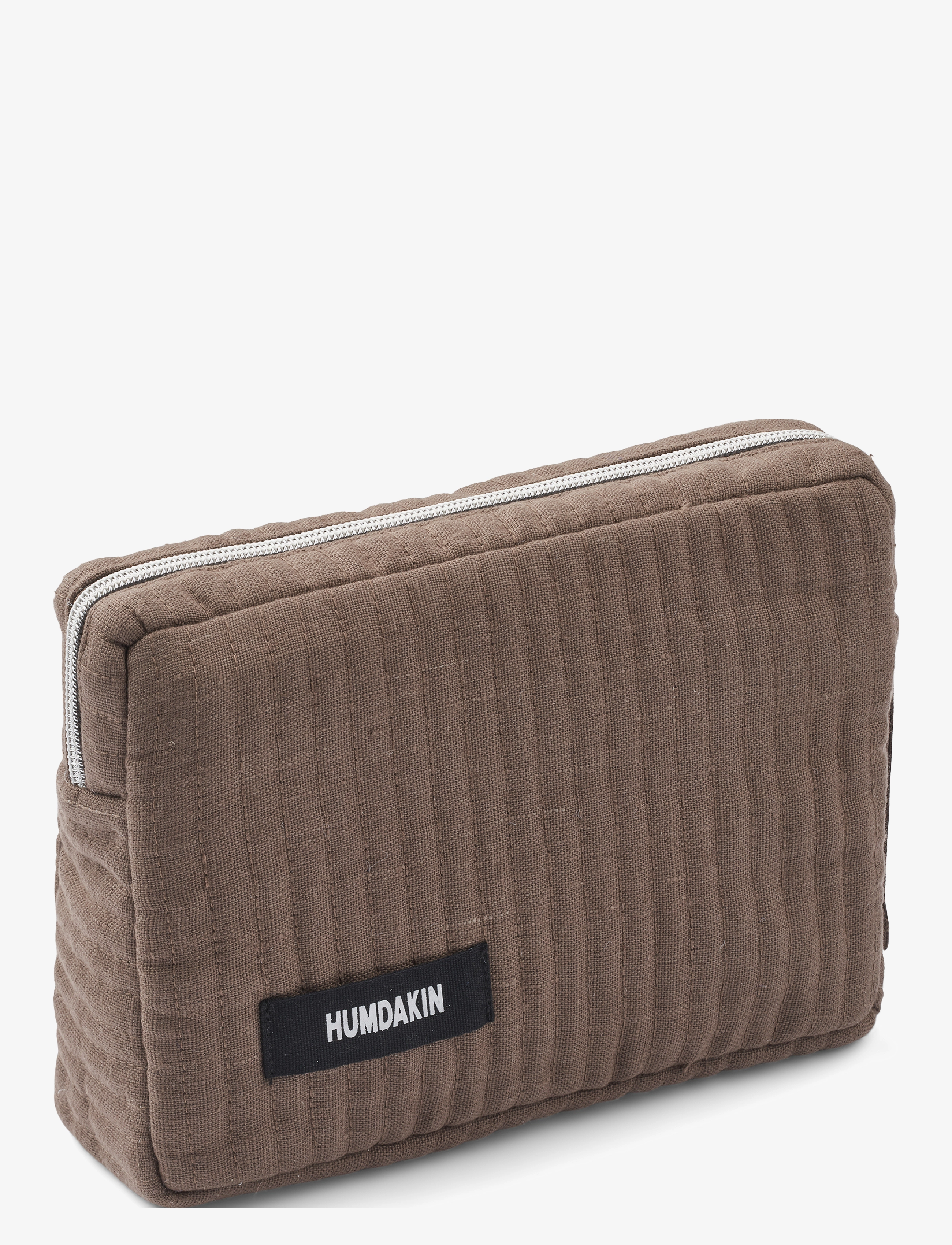 Humdakin Linen Cosmetic Bag, Makeup Bags, Brun, Str: ONE SIZE