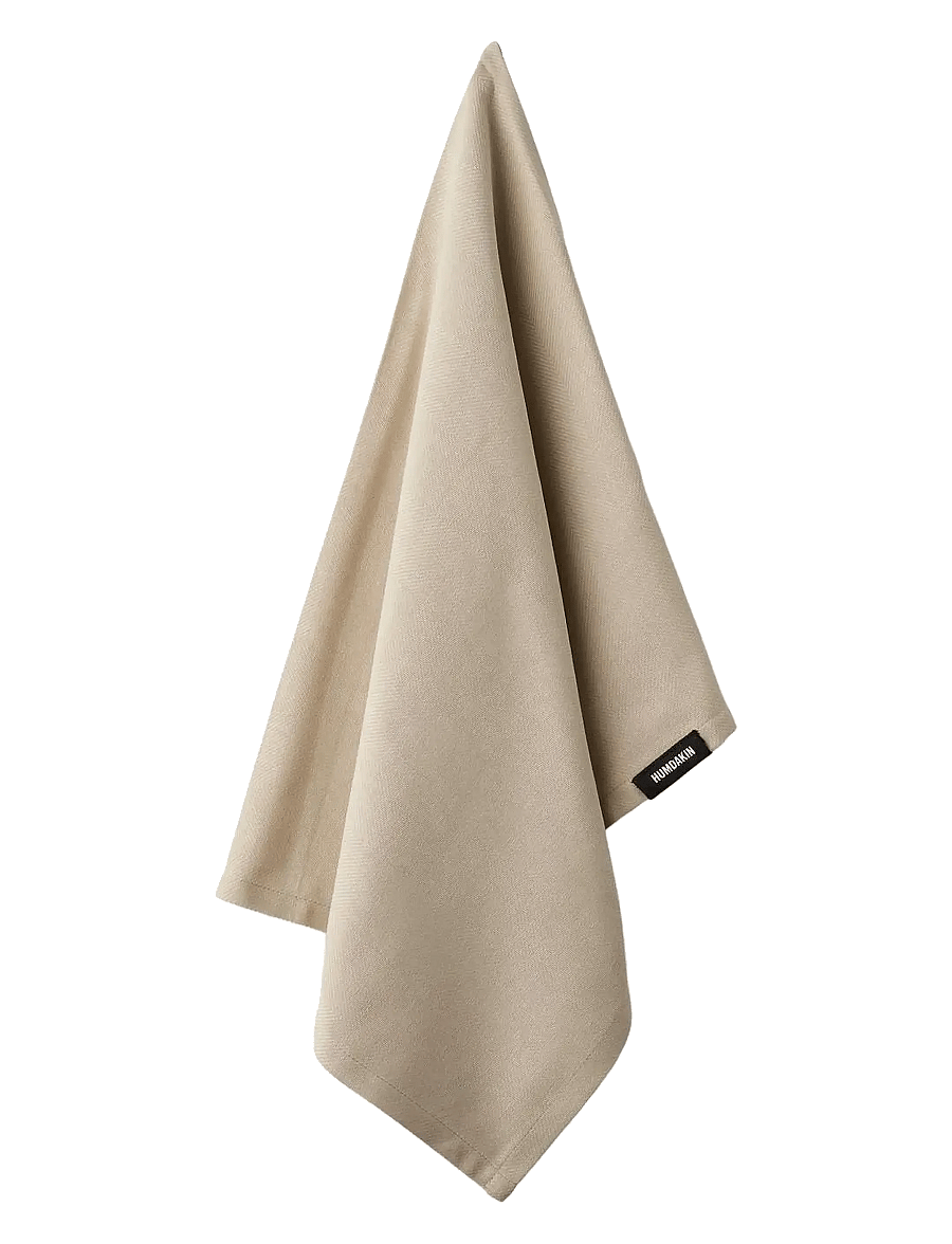 Humdakin - Organic Tea Towel - 2 pack - köögirätikud - light stone - 0