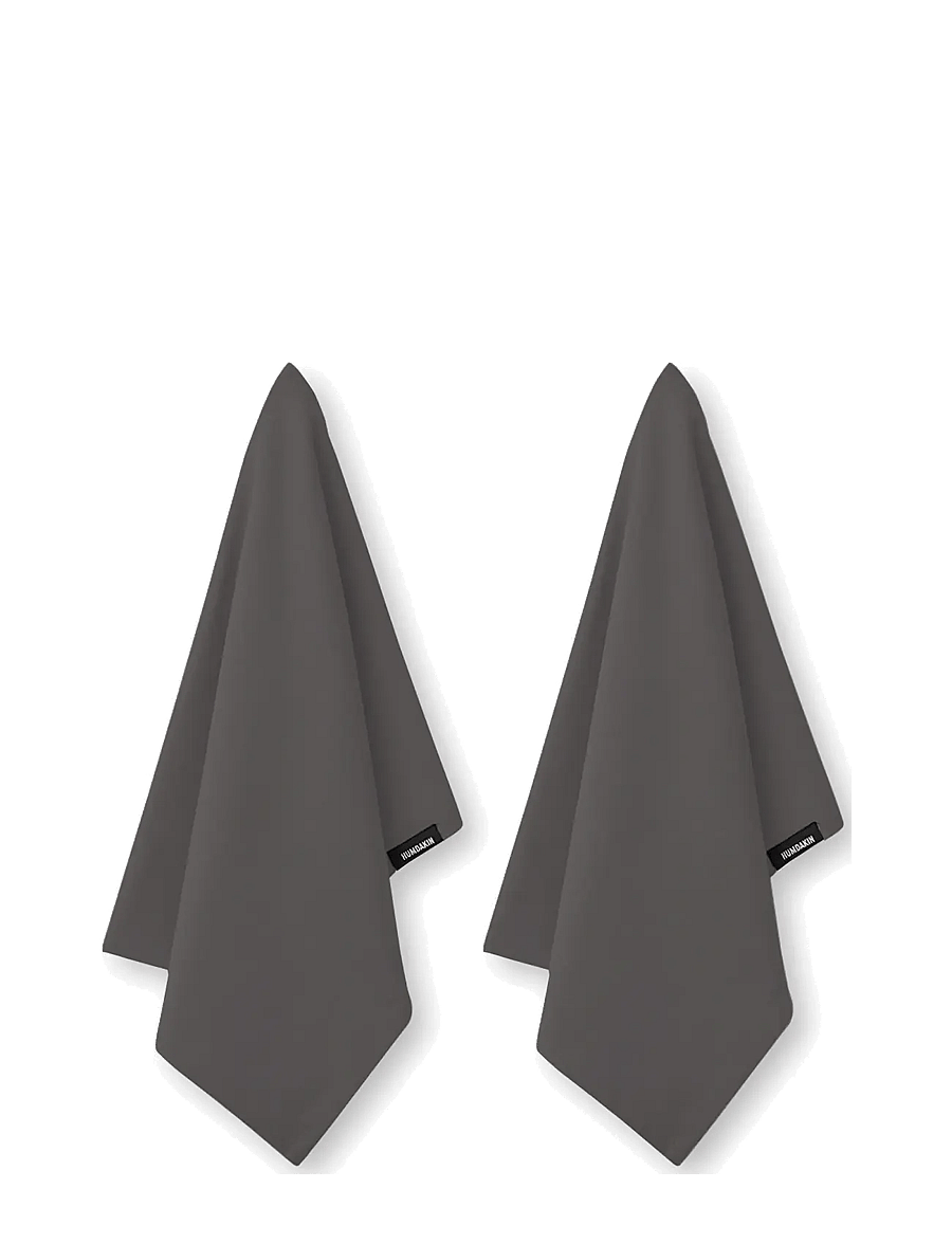 Humdakin - Organic Tea Towel - 2 pack - küchenhandtücher - steel grey - 0