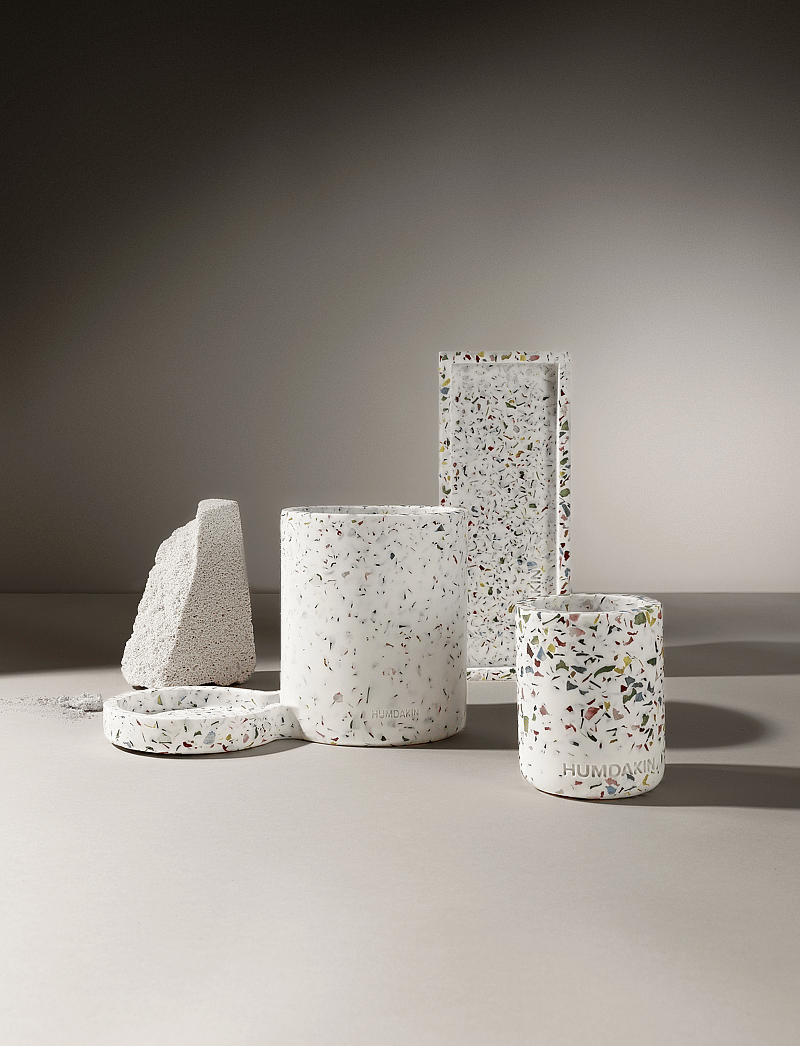 Humdakin - Rainbow Terrazzo Toothbrush Mug - hambaharjahoidjad - rainbow - 2