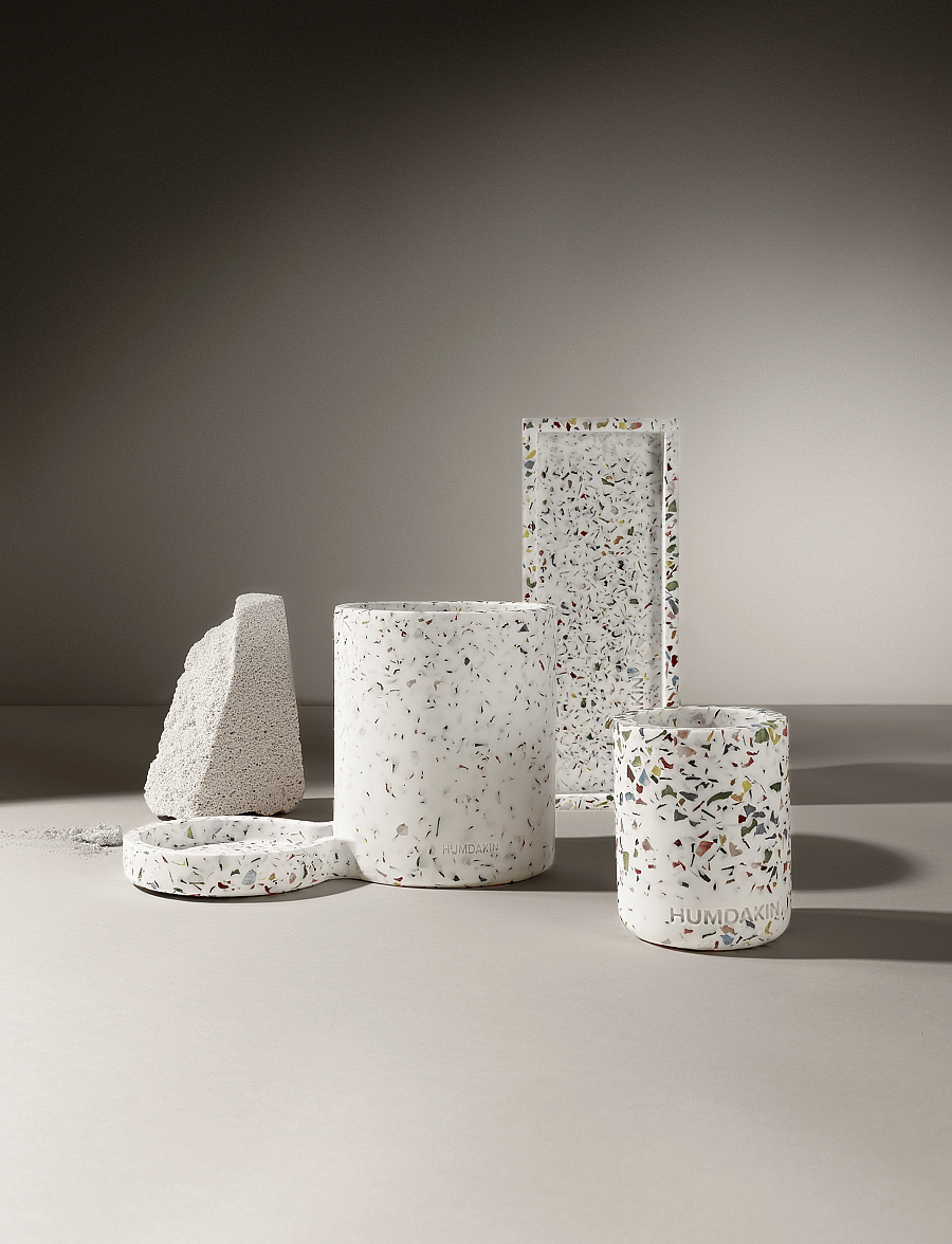 Humdakin - Rainbow Terrazzo Dishwashing Holder - abtropfgestelle - rainbow - 2