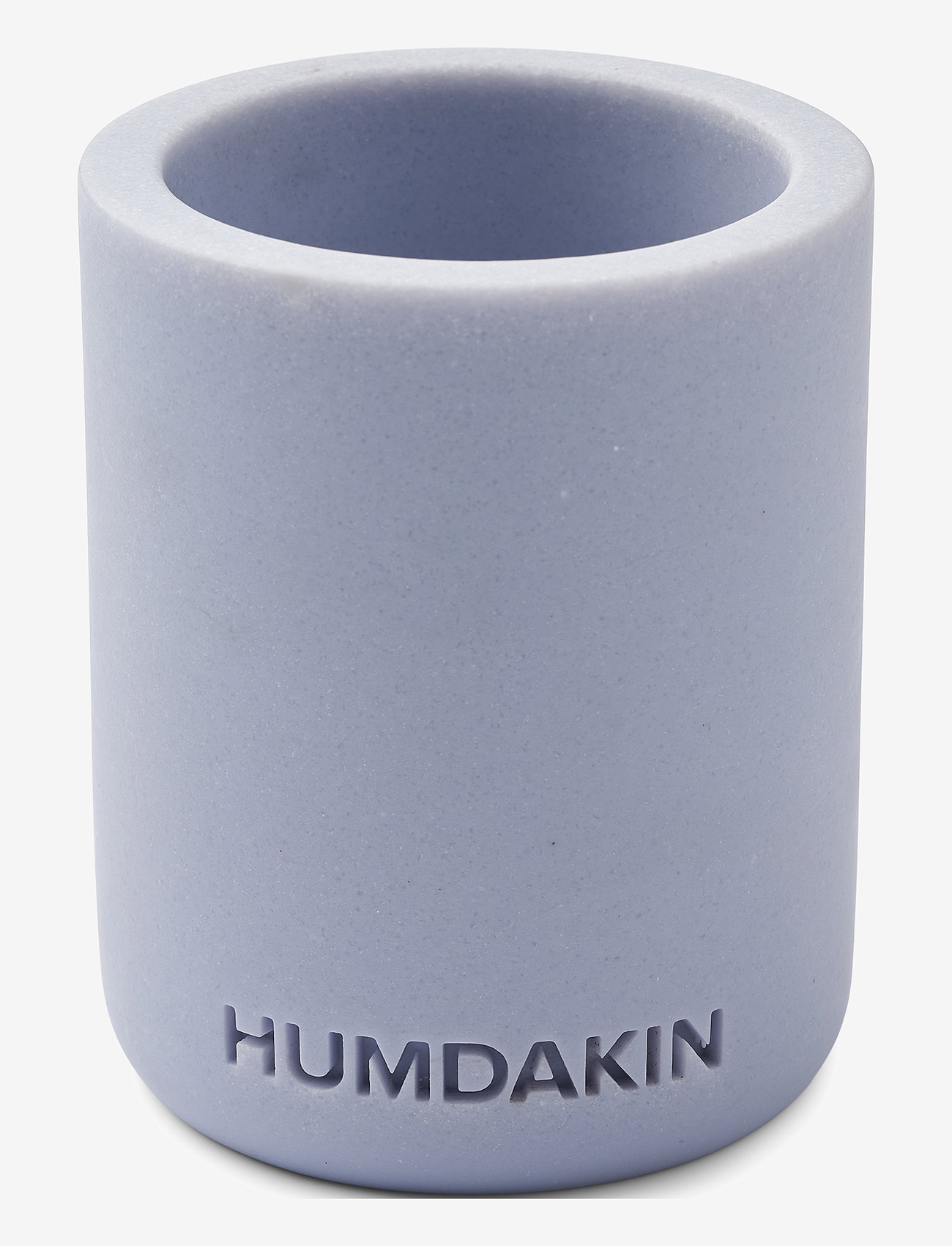 Humdakin - Light Sandstone Toothbrush Mug - toothbrush holders - blue glass - 0