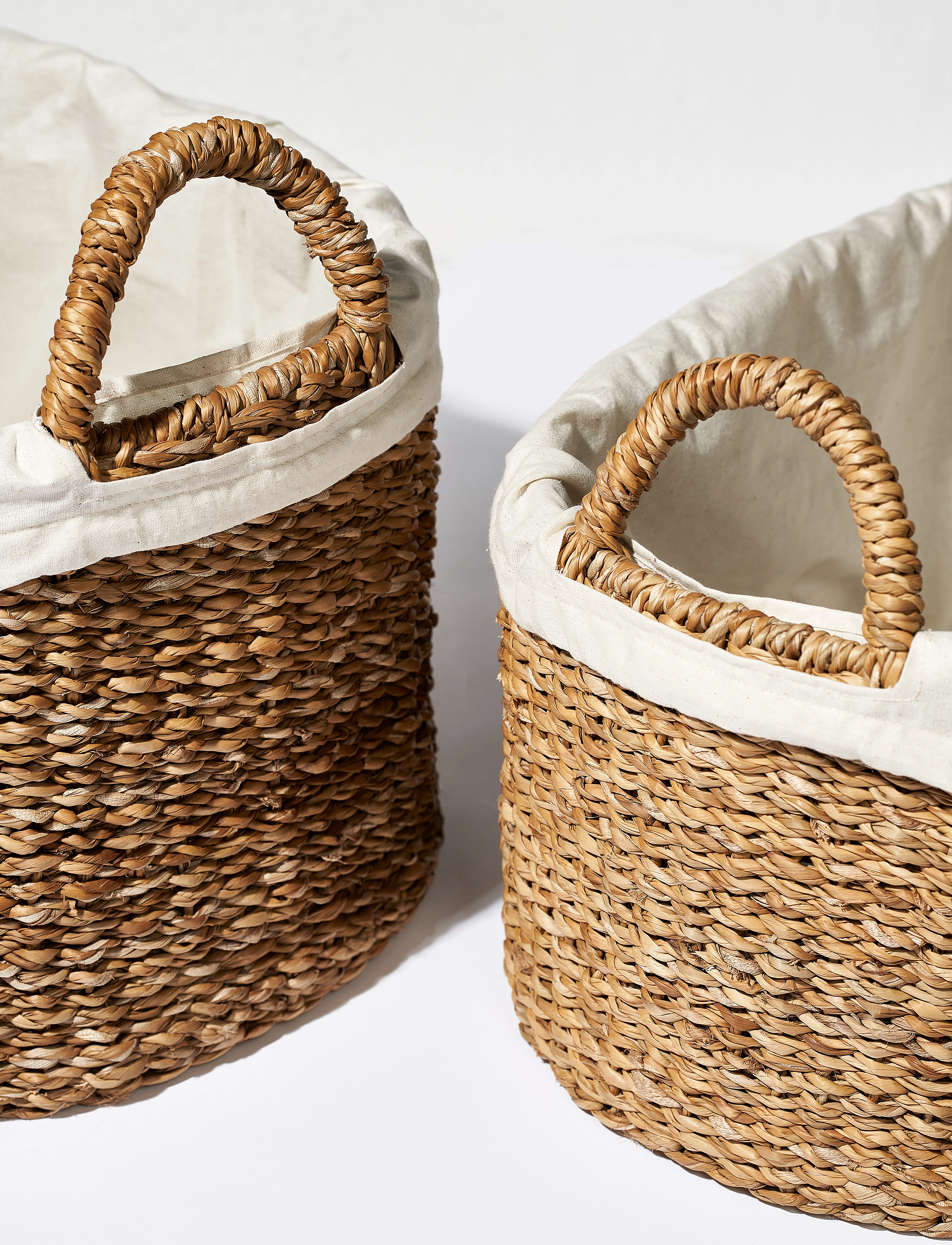 Humdakin - Laundry Wicker Set - organic cotton lining - 2