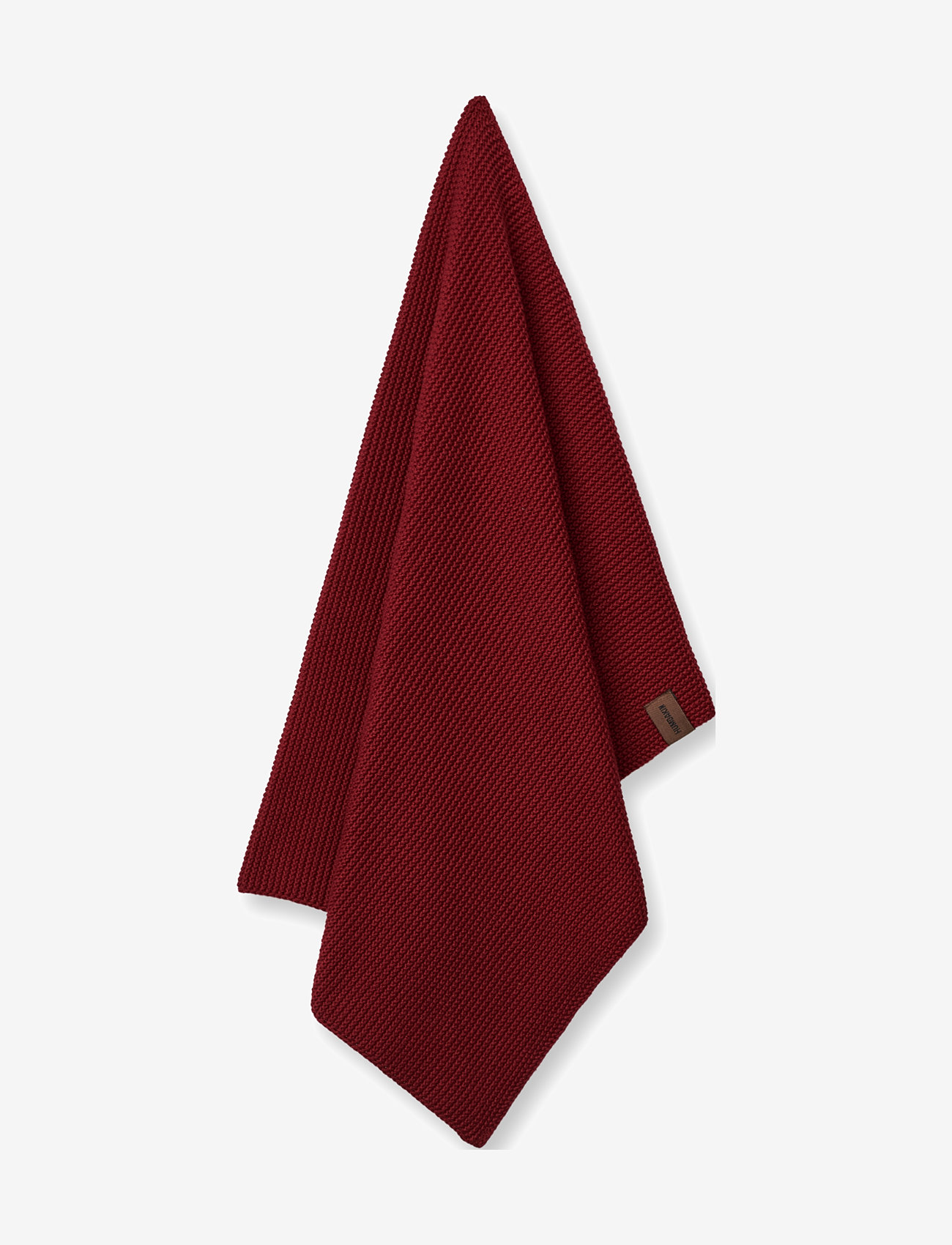 Humdakin - Knitted Kitchen Towel - die niedrigsten preise - maroon - 0
