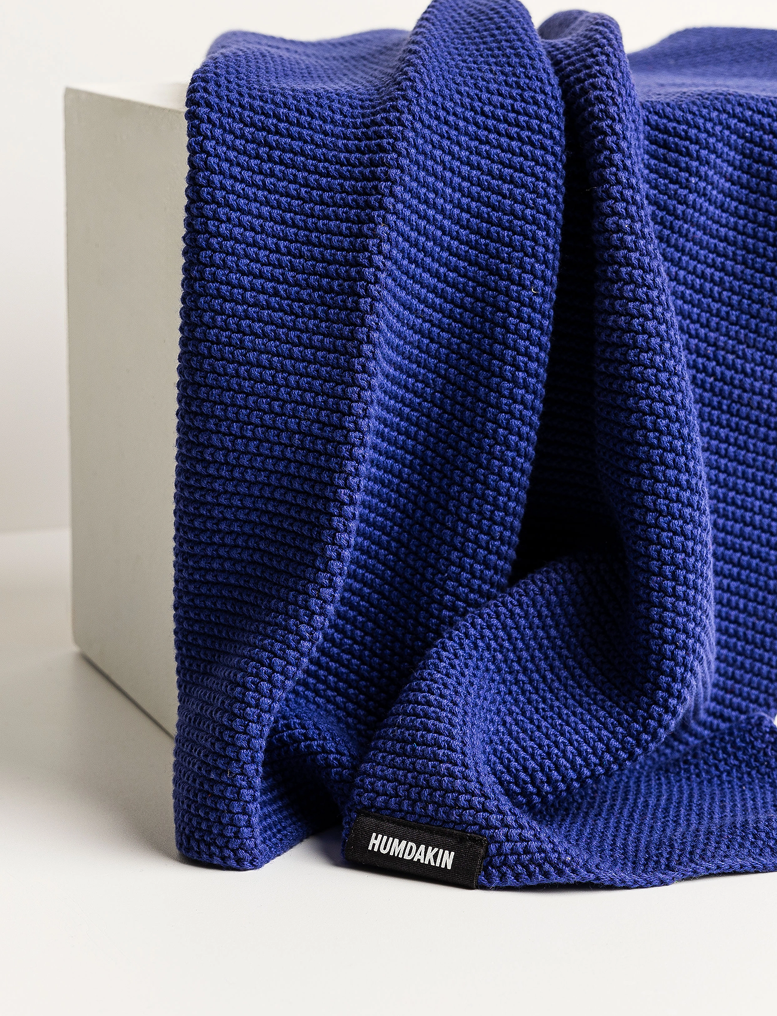 Humdakin Knitted Kitchen Towel, 45X70 cm, Blue, Køkkentekstiler > Køkkenhåndklæder, Unisex