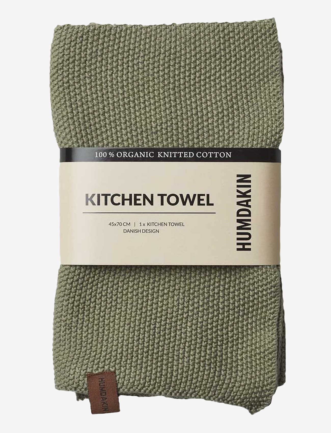 Humdakin - Knitted Kitchen Towel - de laveste prisene - oak - 0