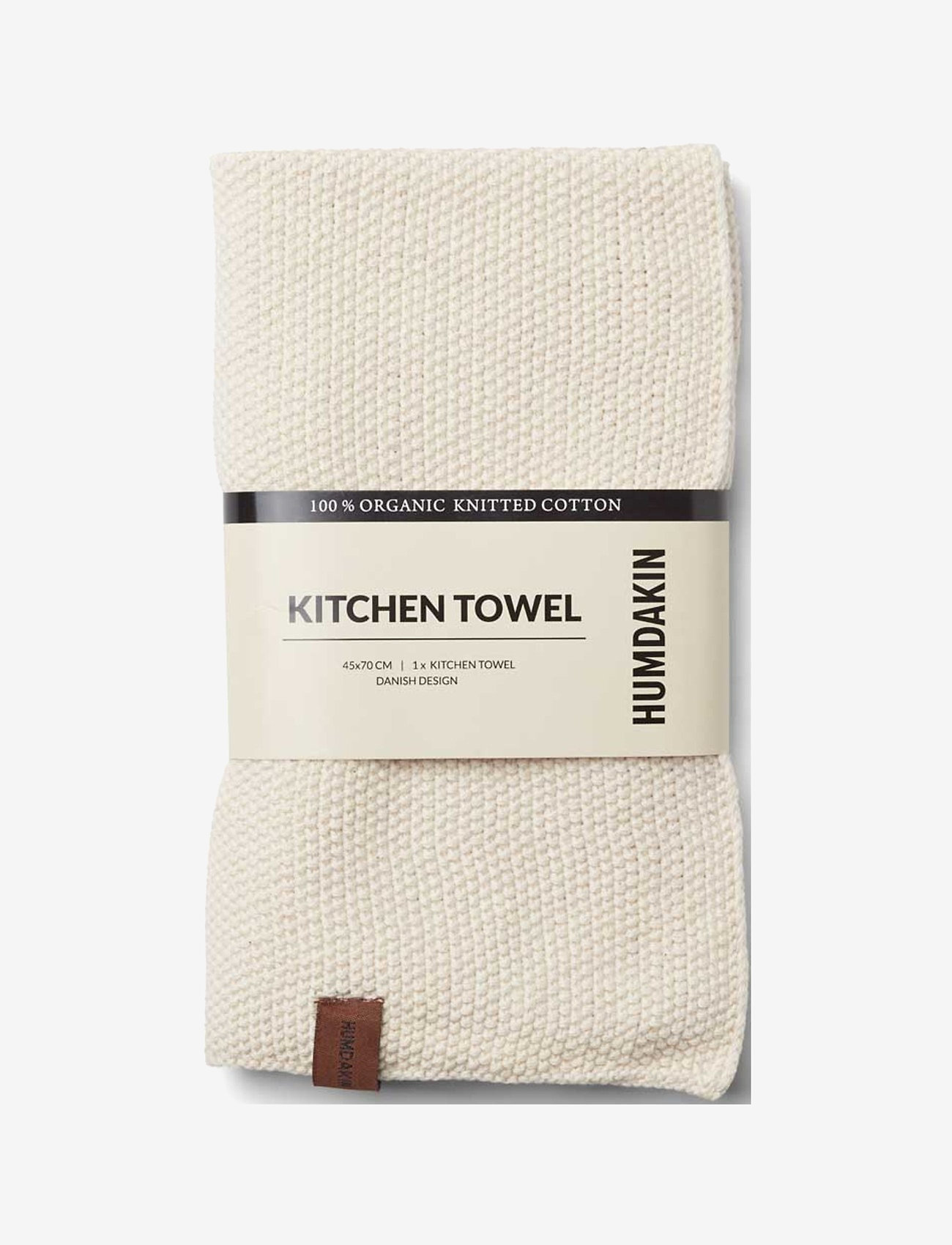 Humdakin - Knitted Kitchen Towel - laagste prijzen - shell - 0
