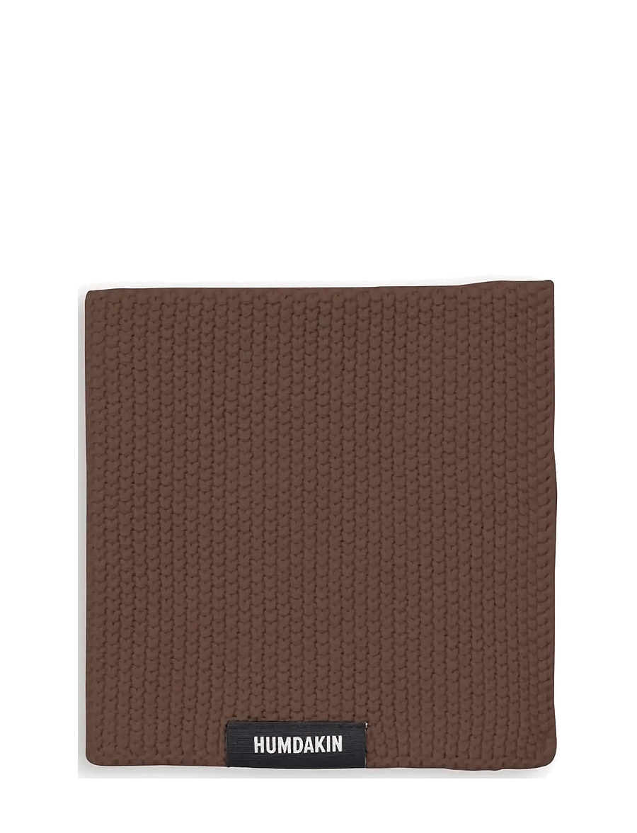 Humdakin - Knitted Dishcloth - tücher & spülbürste - bison brown - 0