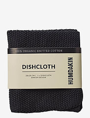 Knitted Dishcloth - COAL