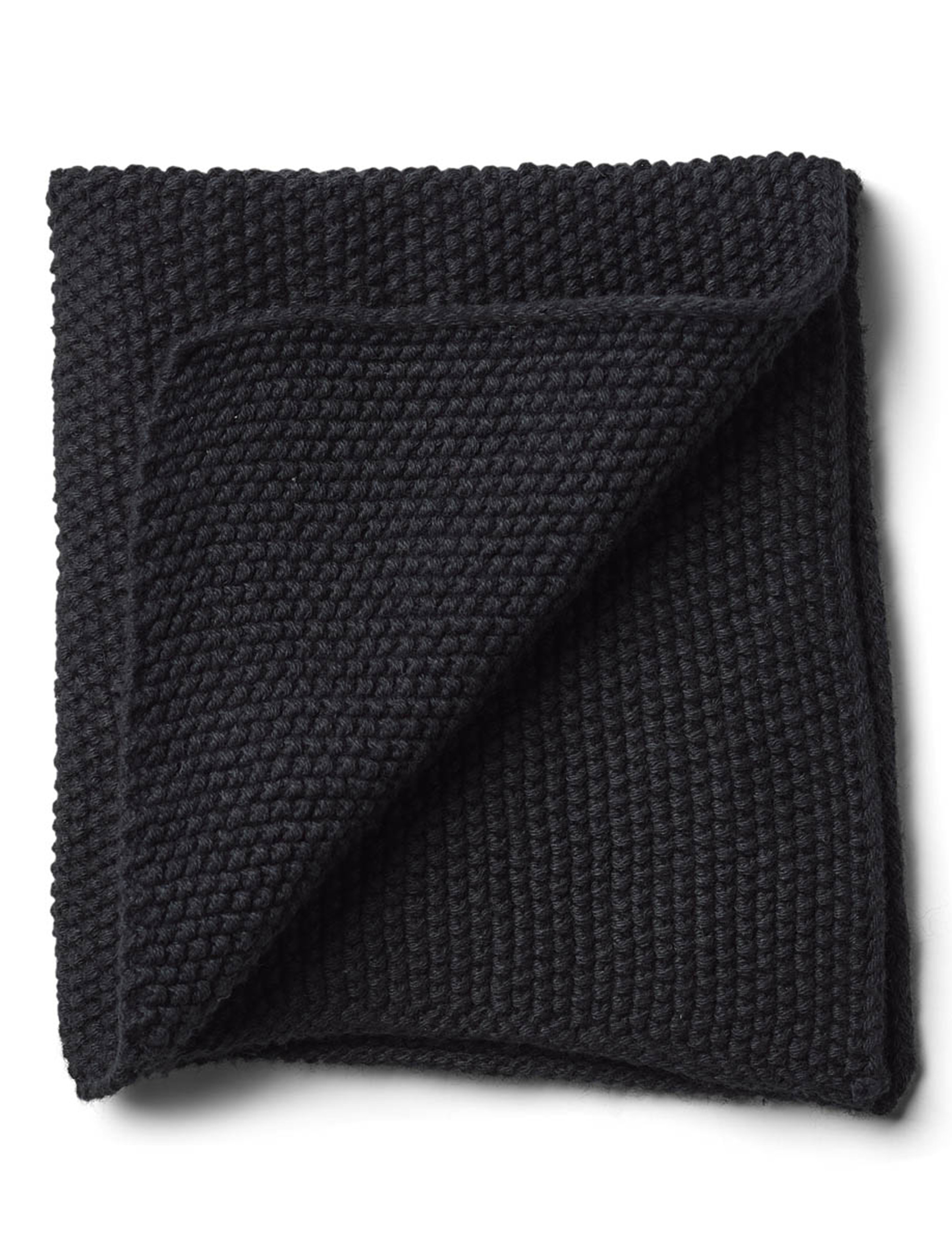 Humdakin - Knitted Dishcloth - rätit ja tiskiharjat - coal - 1