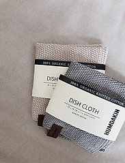 Humdakin - Knitted Dishcloth - kluter & oppvaskbørster - light stone - 2