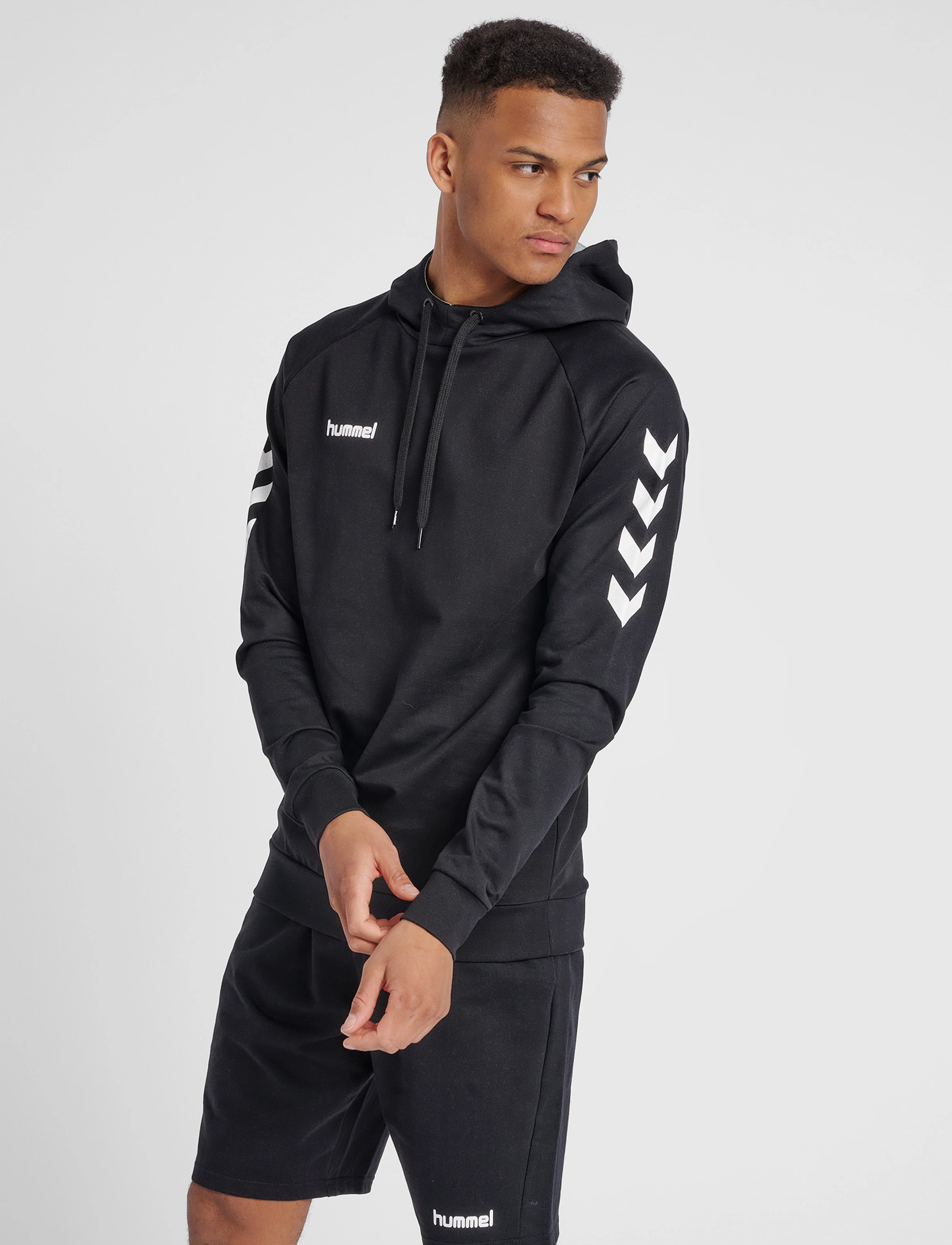 Hummel - HMLGO COTTON HOODIE - black - 4