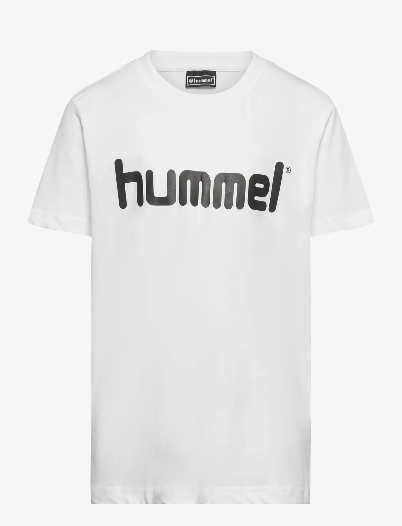 Hummel - HMLGO KIDS COTTON LOGO T-SHIRT S/S - laagste prijzen - white - 0