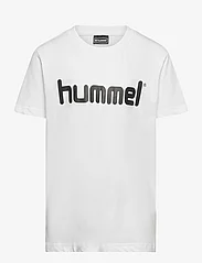 Hummel - HMLGO KIDS COTTON LOGO T-SHIRT S/S - zemākās cenas - white - 0