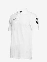 Hummel - HMLGO COTTON POLO - tops & t-shirts - white - 3
