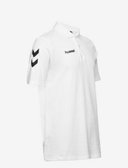 Hummel - HMLGO COTTON POLO - tops & t-shirts - white - 4