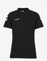 Hummel - HMLGO COTTON POLO WOMAN - oberteile & t-shirts - black - 1