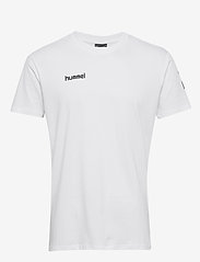Hummel - HMLGO COTTON T-SHIRT S/S - tops & t-shirts - white - 1