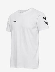 Hummel - HMLGO COTTON T-SHIRT S/S - tops & t-shirts - white - 3