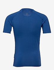 Hummel - HML FIRST PERFORMANCE JERSEY S/S - tops & t-shirts - true blue - 1