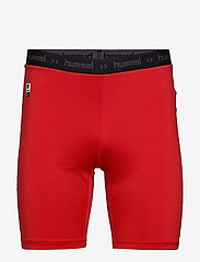 HML FIRST PERFORMANCE TIGHT SHORTS - TRUE RED