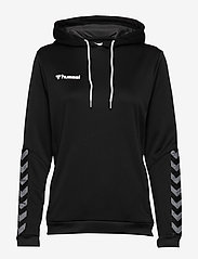 hmlAUTHENTIC POLY HOODIE WOMAN - BLACK/WHITE