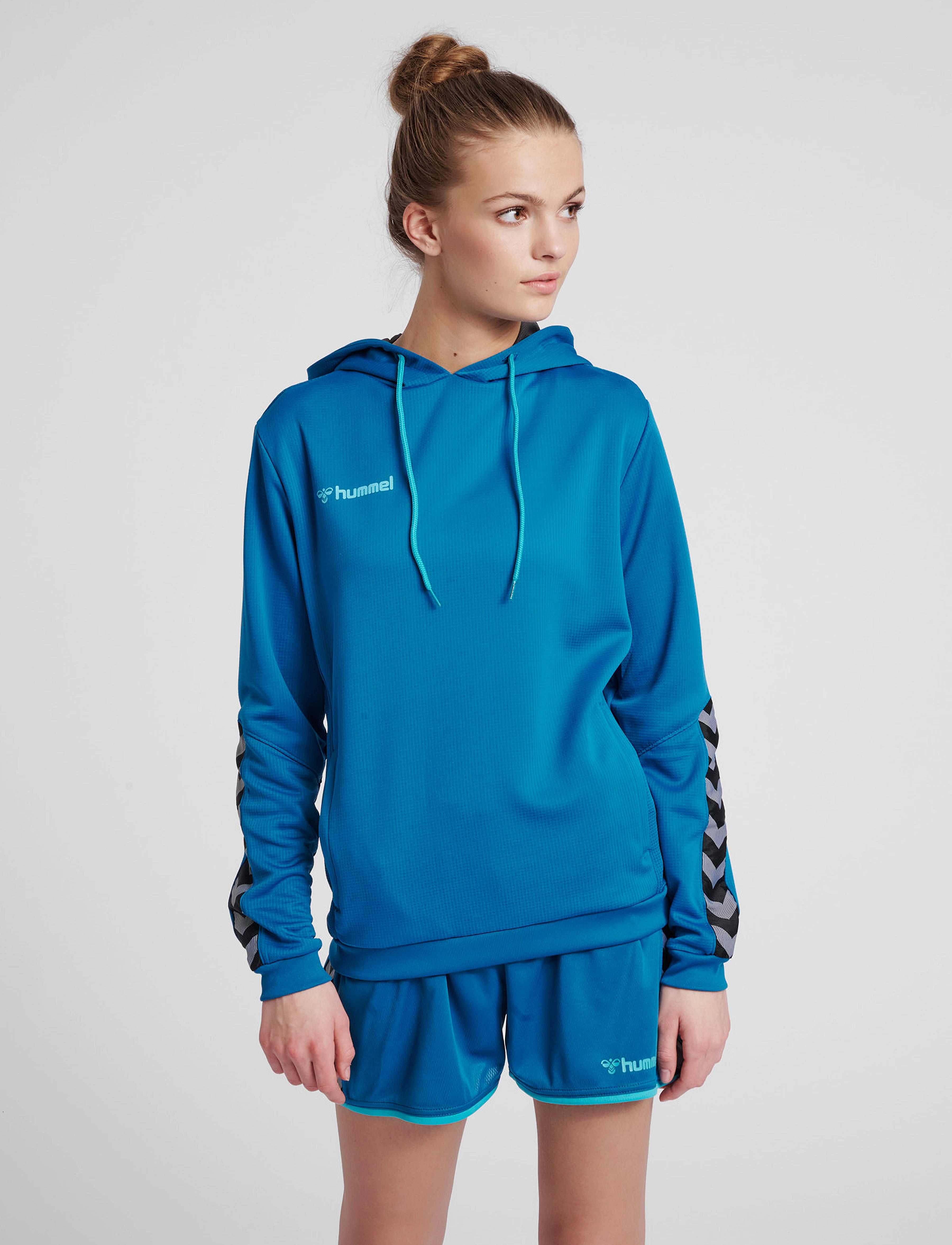 Hummel Hmlauthentic Poly Hoodie Woman, XS, Sweatshirts & Hoodies, Blau - Frauen