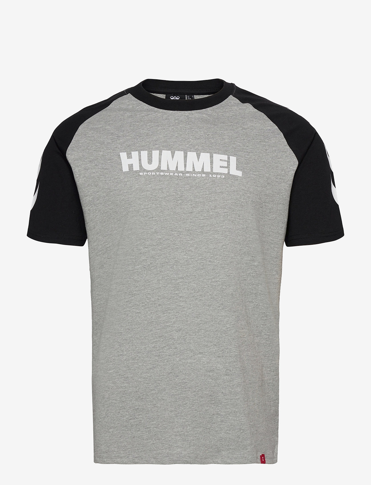 Hummel - hmlLEGACY BLOCKED T-SHIRT - najniższe ceny - grey melange - 0