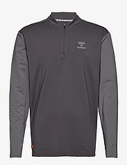 Hummel - hmlPRO GRID HALF ZIP TRAINING L/S - mænd - forged iron/quiet shade - 0