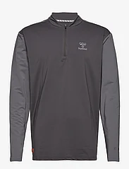 Hummel - hmlPRO GRID HALF ZIP TRAINING L/S - mehed - forged iron/quiet shade - 0