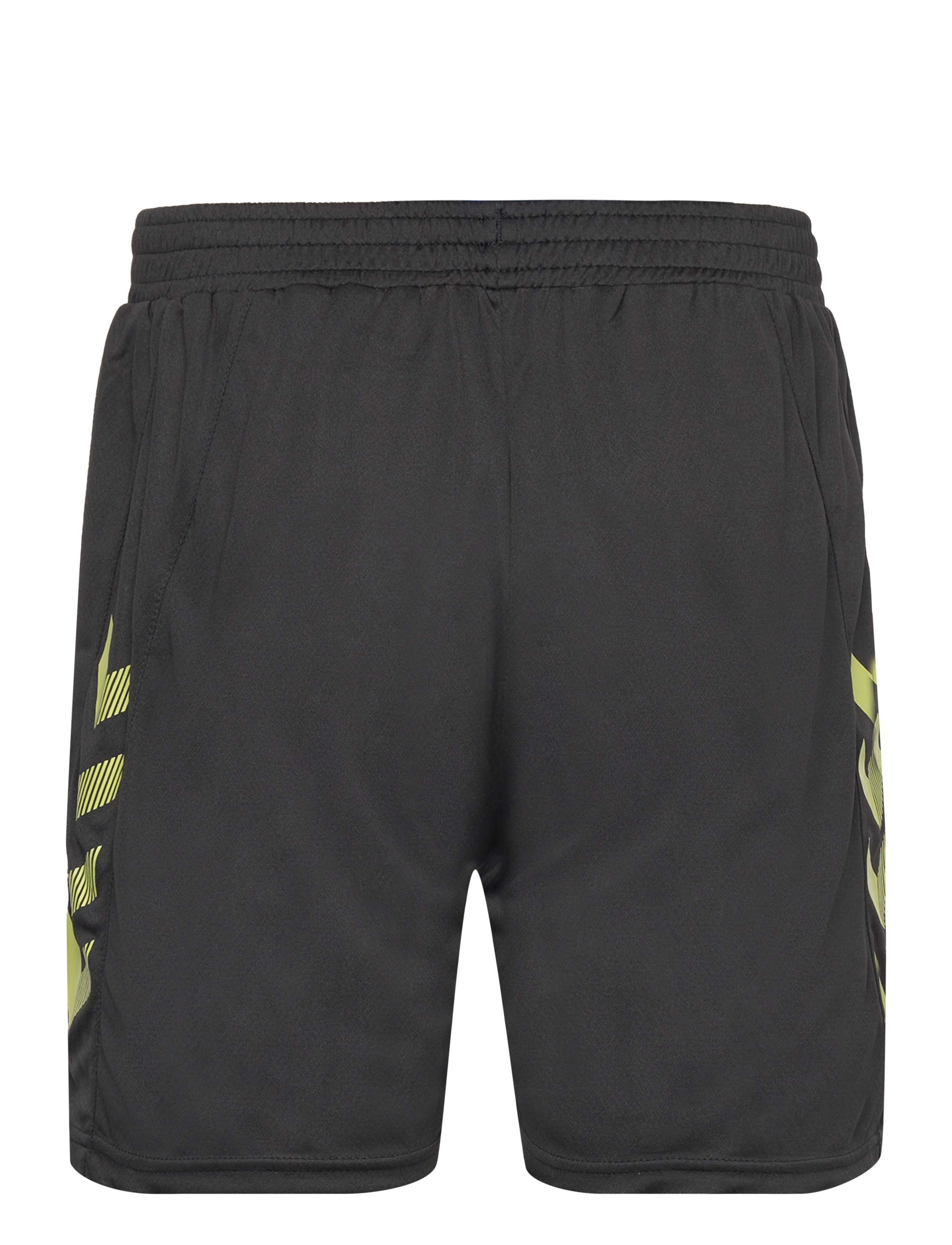 Hummel - hmlONGRID POLY SHORTS - jet black/dark citron - 1
