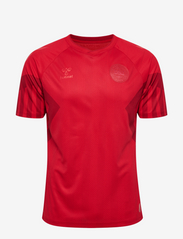 Hummel - DBU 22 Landsholdstrøje Home - koszulki piłkarskie - tango red - 0