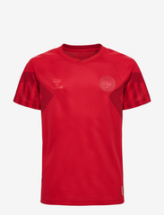 Hummel - DBU 22 Landsholdstrøje Home Børn - football shirts - tango red - 0