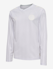 Hummel - DBU 22 Landsholdstrøje Børn L/S Away - football shirts - white - 2
