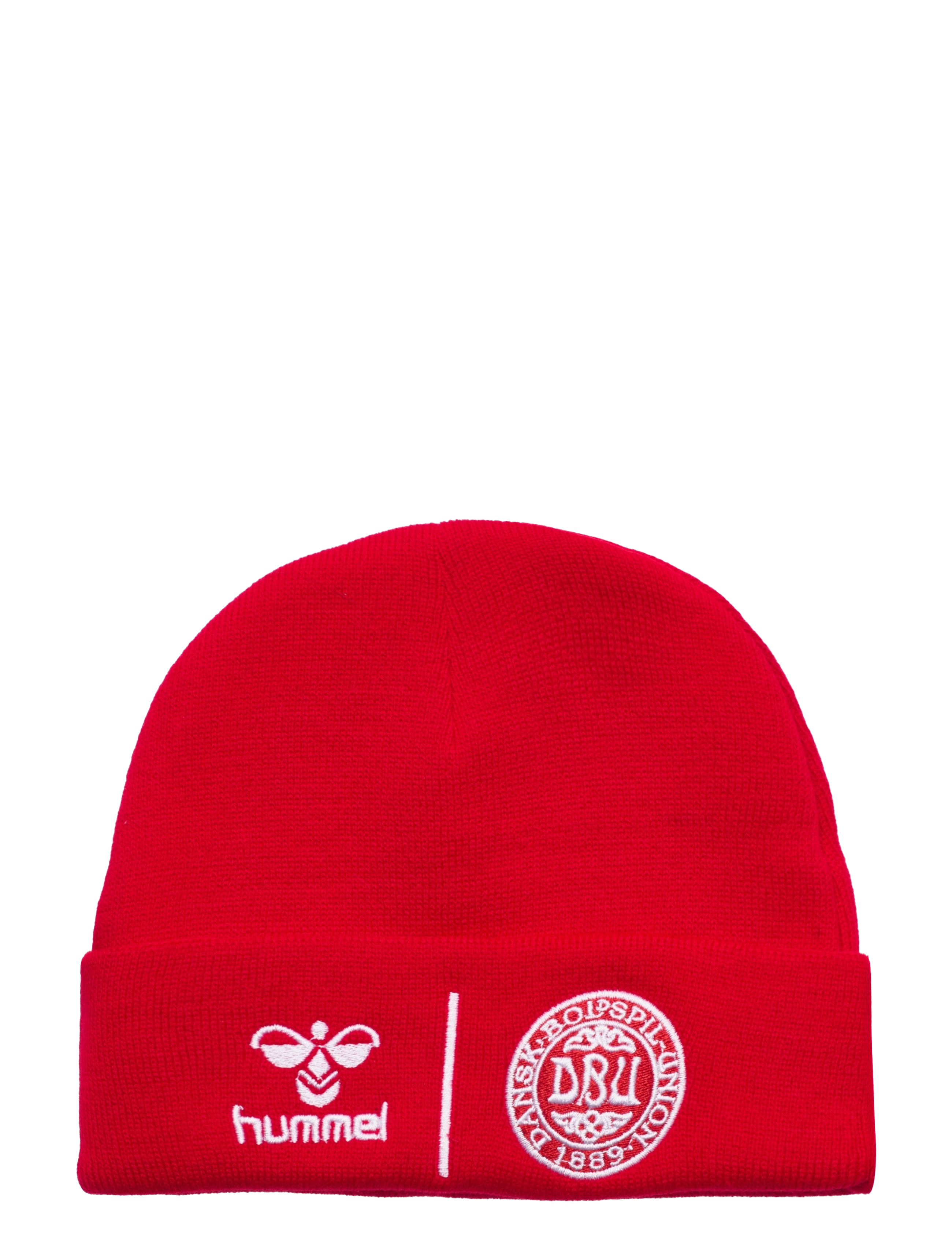 Hummel - HMLDBU FAN BEANIE KIDS - laveste priser - tango red - 1