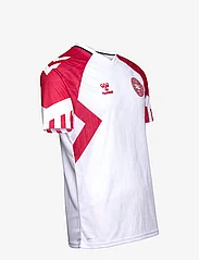 Hummel - DBU 23 AWAY JERSEY S/S - futbolo marškinėliai - white/tango red - 3
