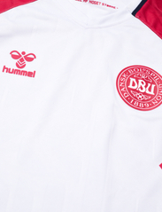 Hummel - DBU 23 AWAY JERSEY S/S - futbolo marškinėliai - white/tango red - 6