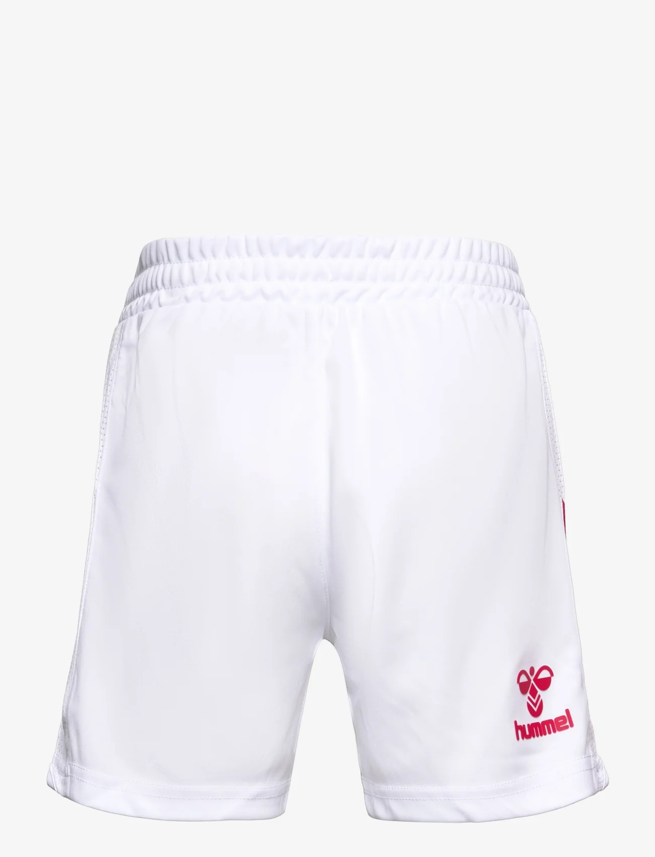 Hummel - DBU 23 HOME SHORTS KIDS - white/tango red - 1