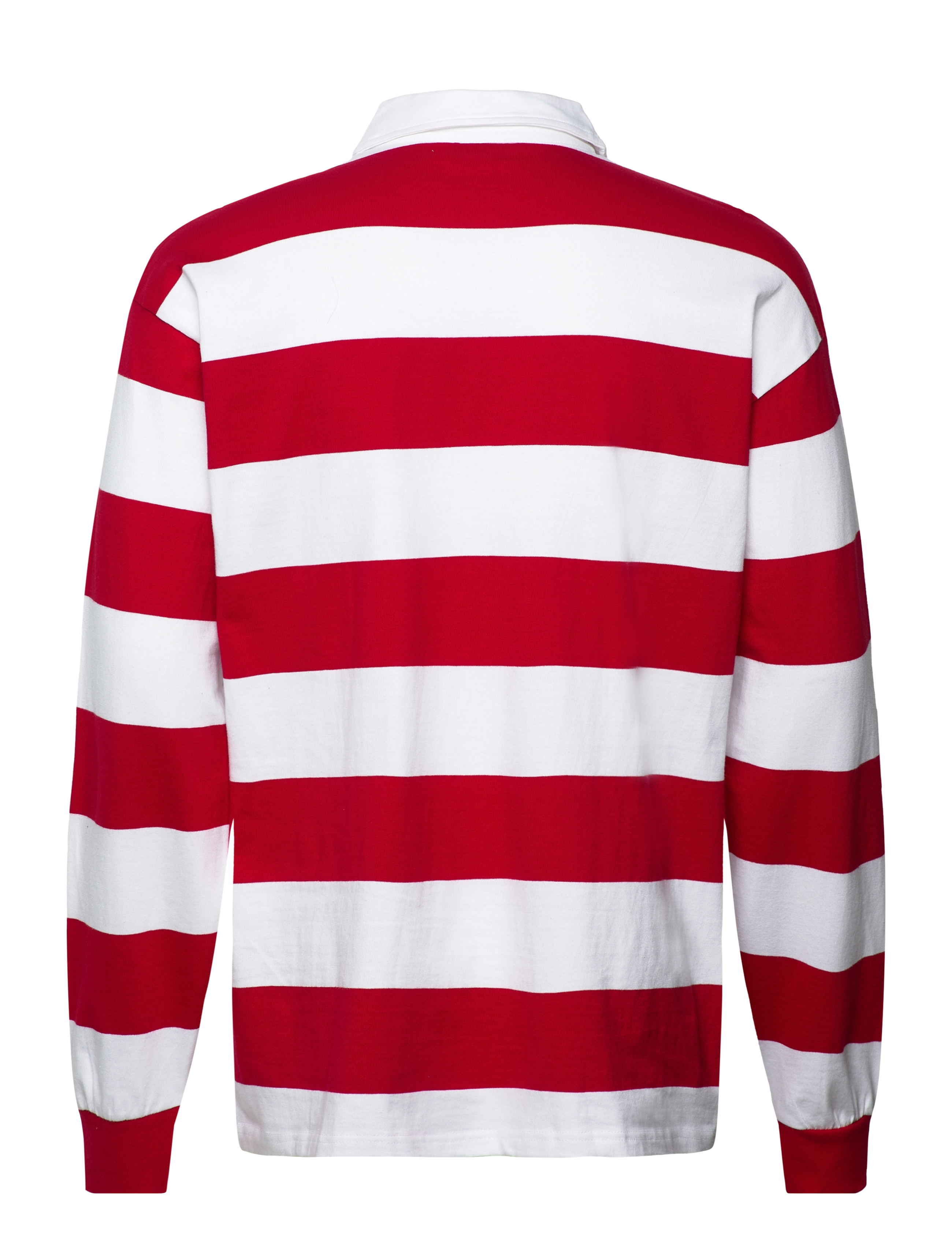 Hummel - DBU FAN 24 RUGBY STRIPED SHIRT - tango red/white - 1
