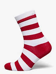 Hummel - DBU FAN 24 STRIPED SOCK - regular socks - tango red/white - 0