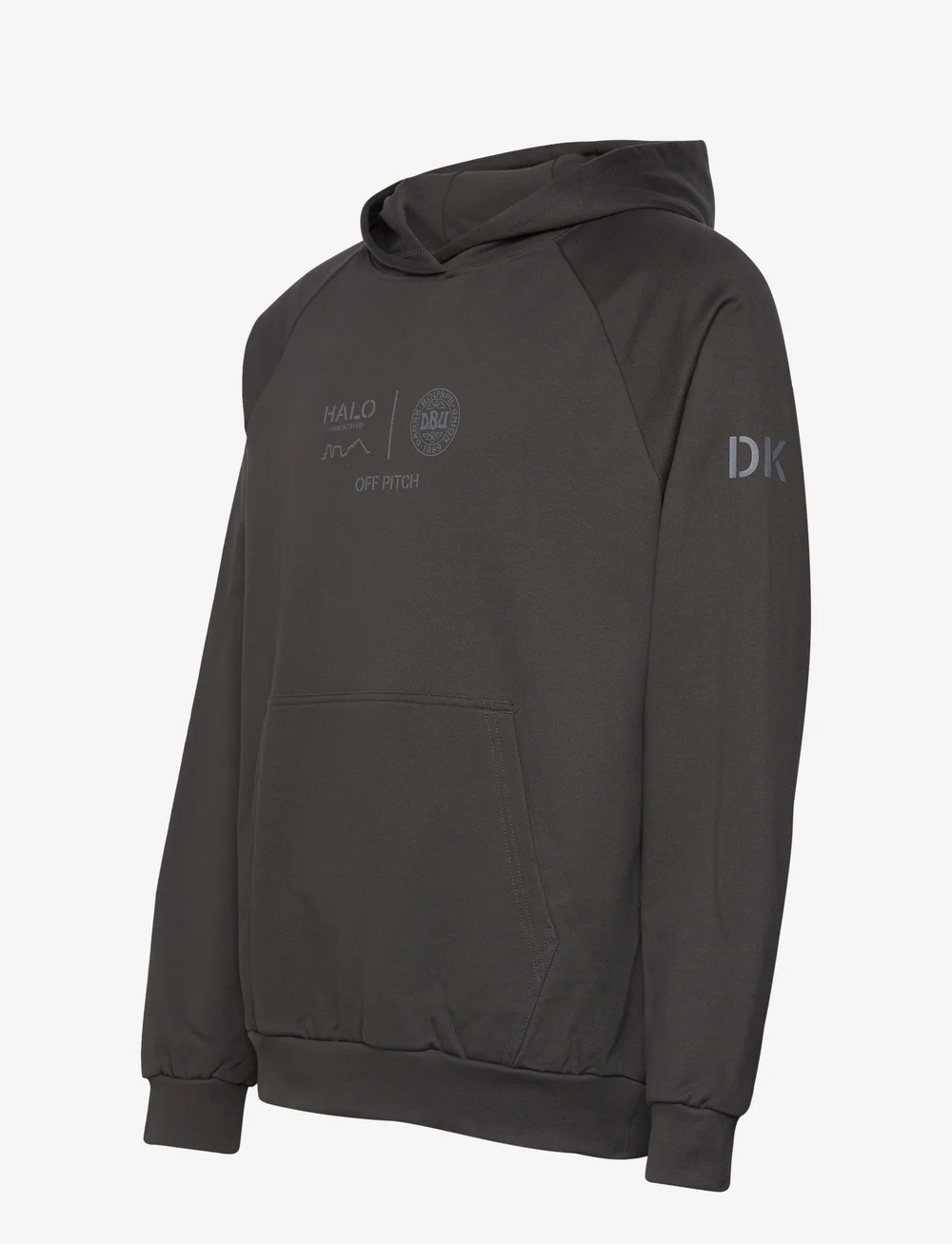 Hummel - HALO DBU GRAPHIC HOODIE - huvtröjor - raven - 2